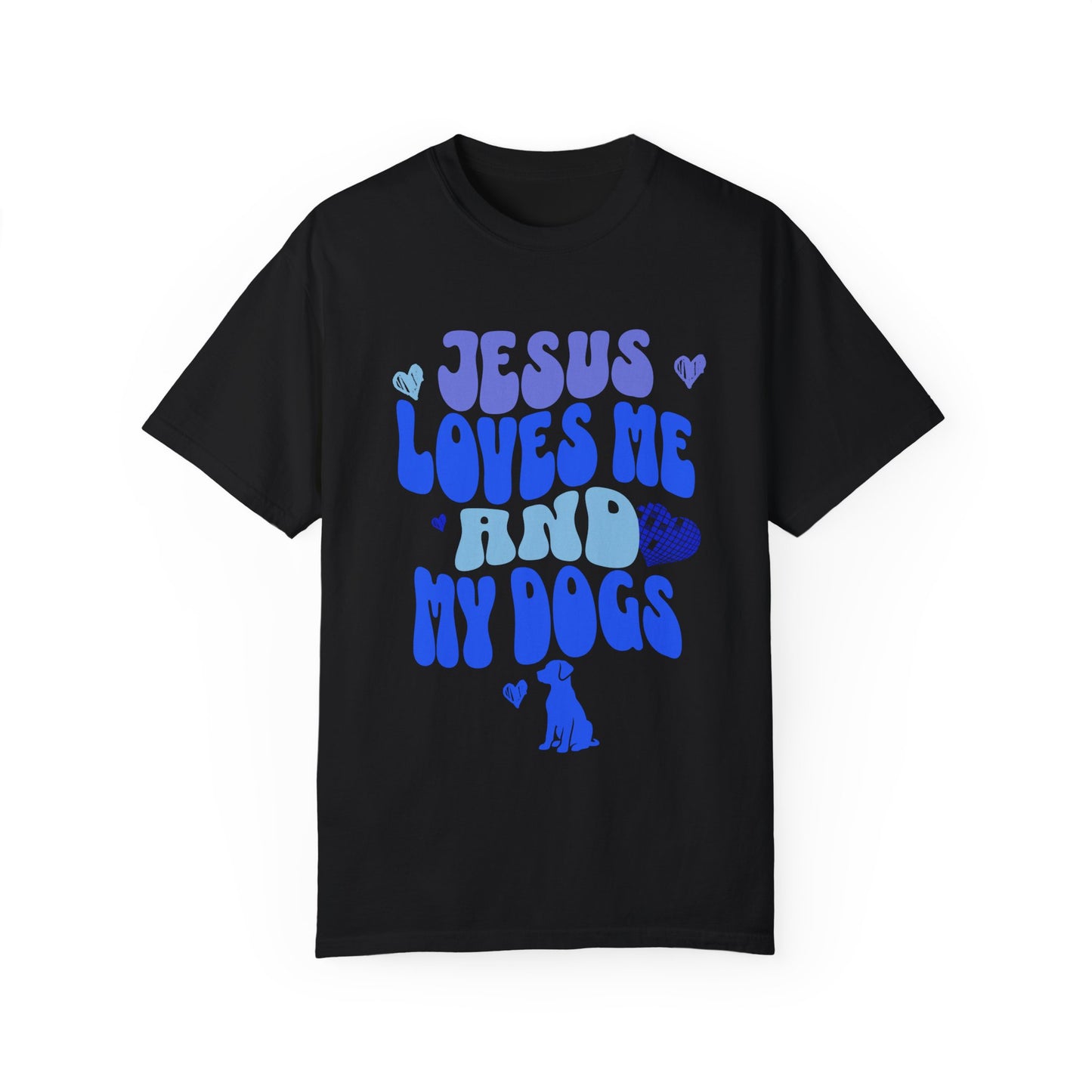 Jesus Loves Me and My Dogs Tee