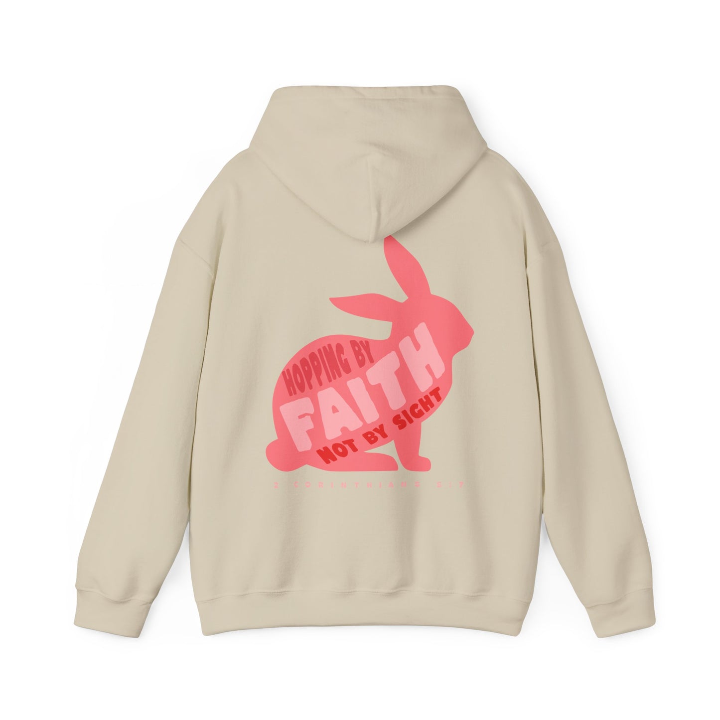 Hopping by Faith, Not by Sight Rabbit Lovers Hoodie