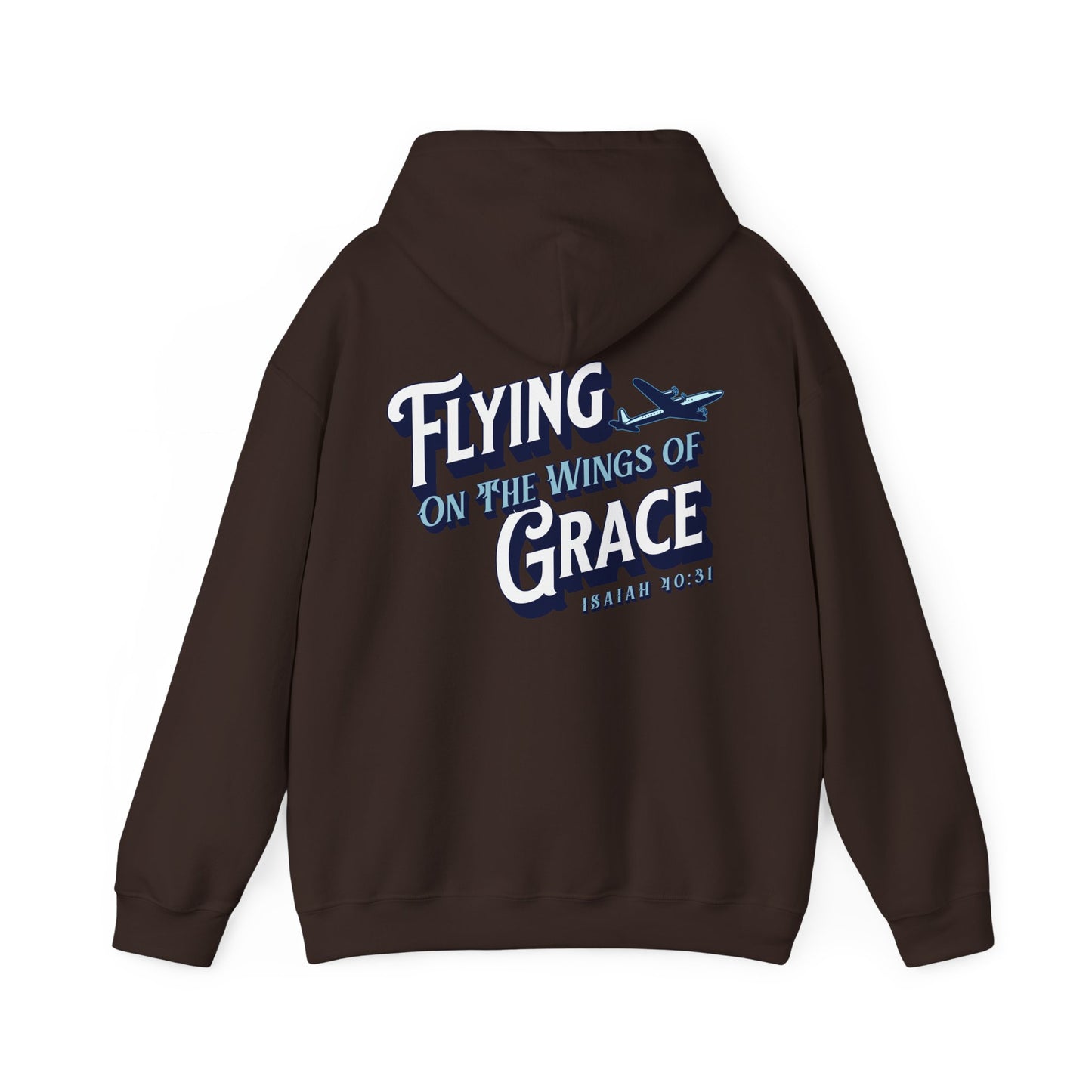 Flying on The Grace of Wings Aviation Hoodie