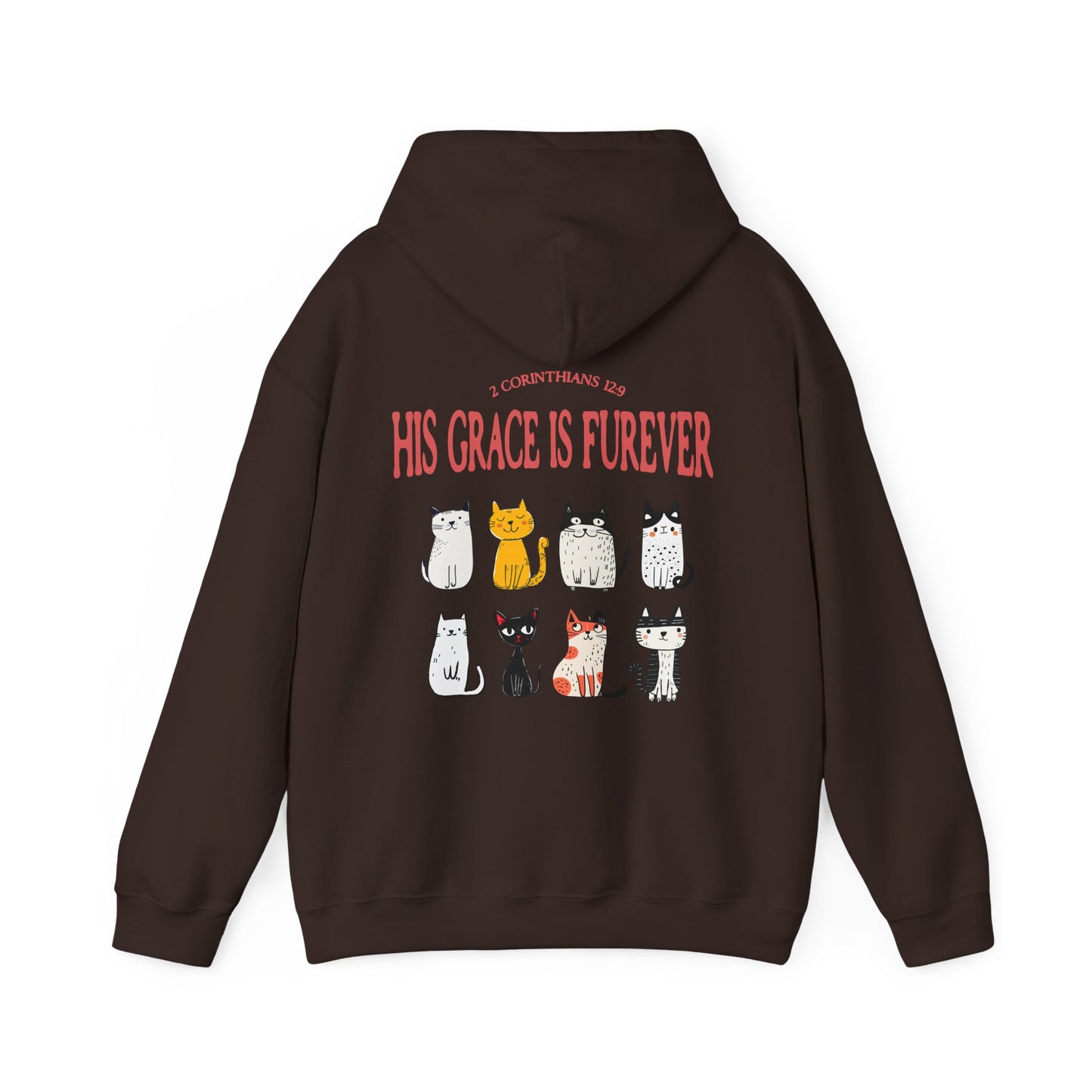 His Grace is Furever Cat Lovers Hoodie