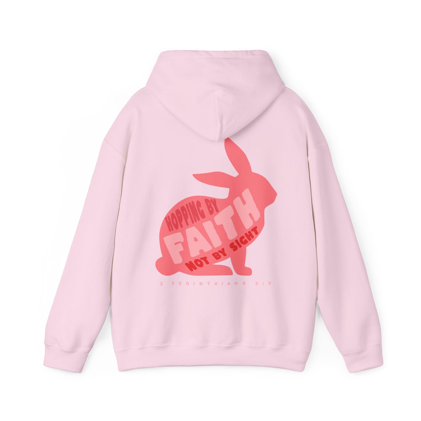 Hopping by Faith, Not by Sight Rabbit Lovers Hoodie