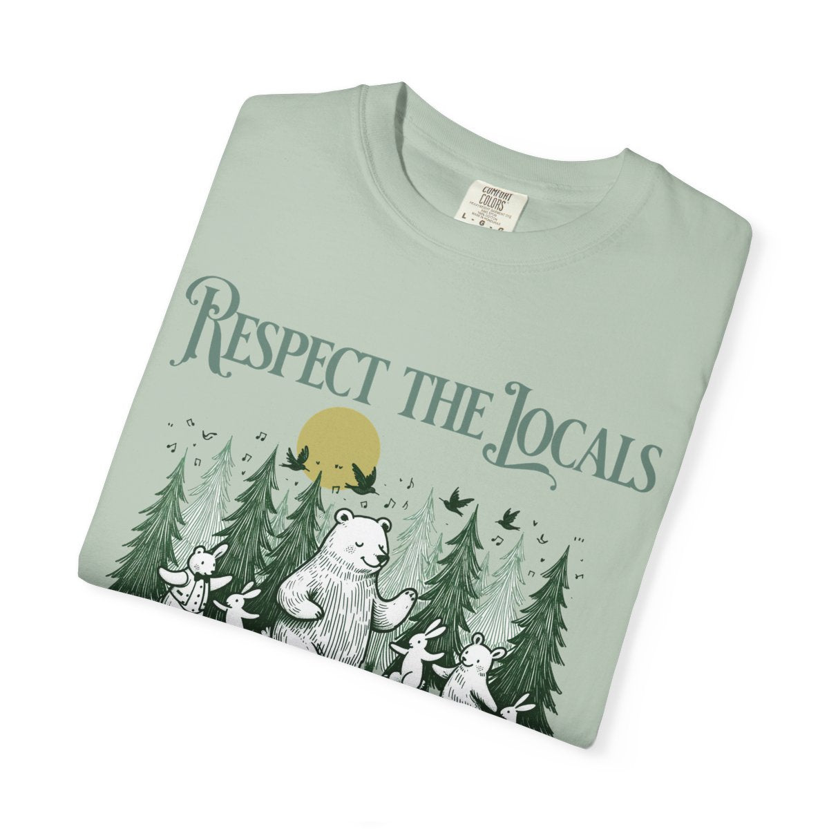 RESPECT THE LOCALS Christian Tee
