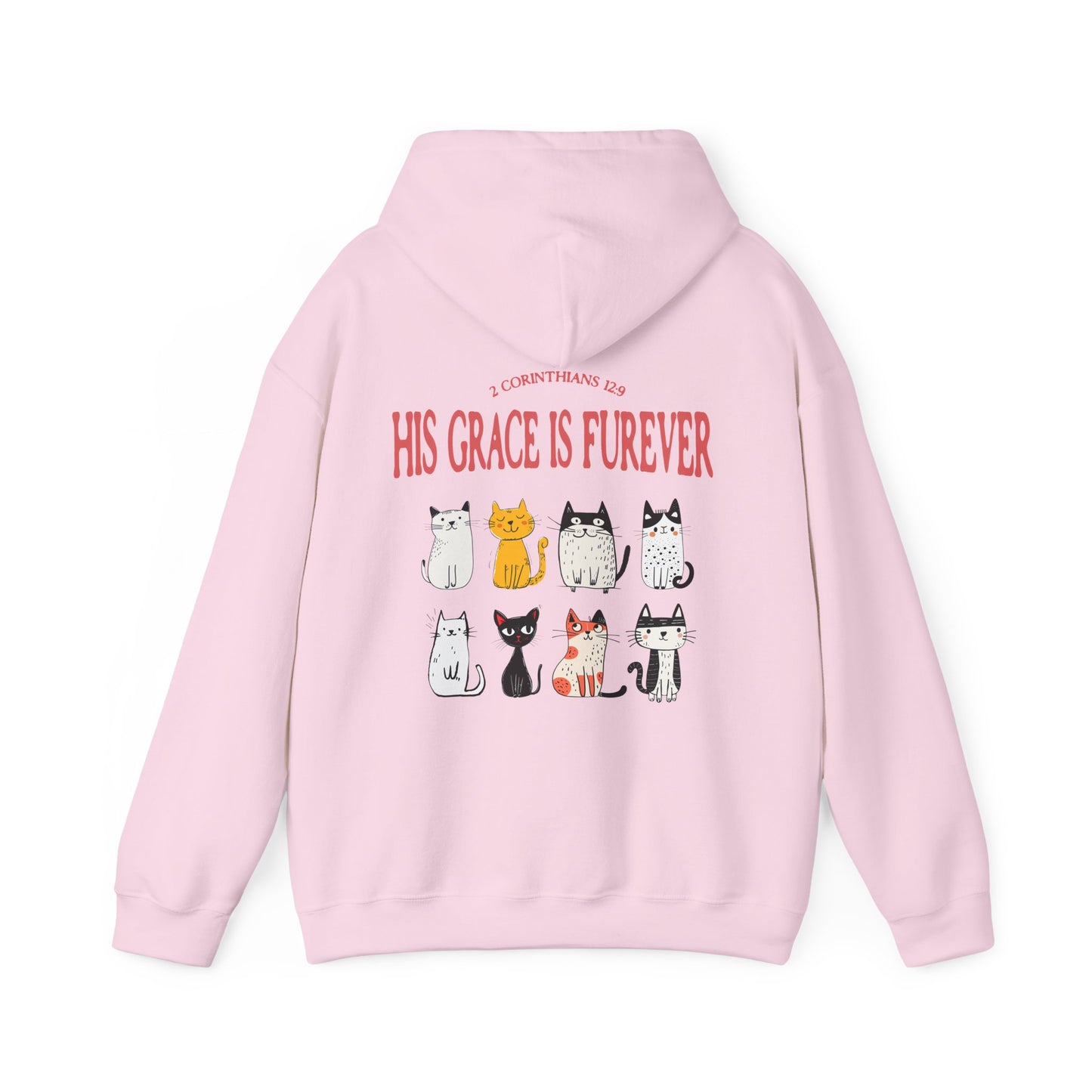 His Grace is Furever Cat Lovers Hoodie