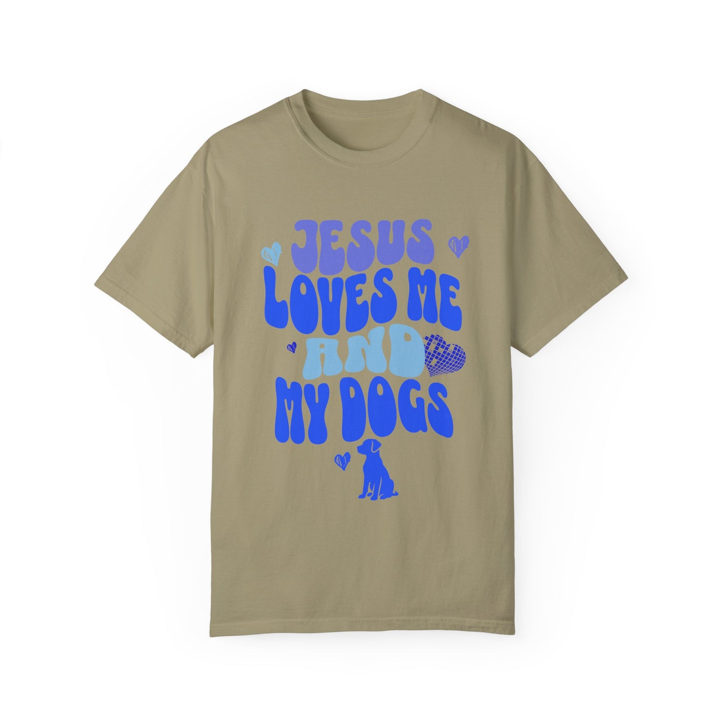 Jesus Loves Me and My Dogs Tee