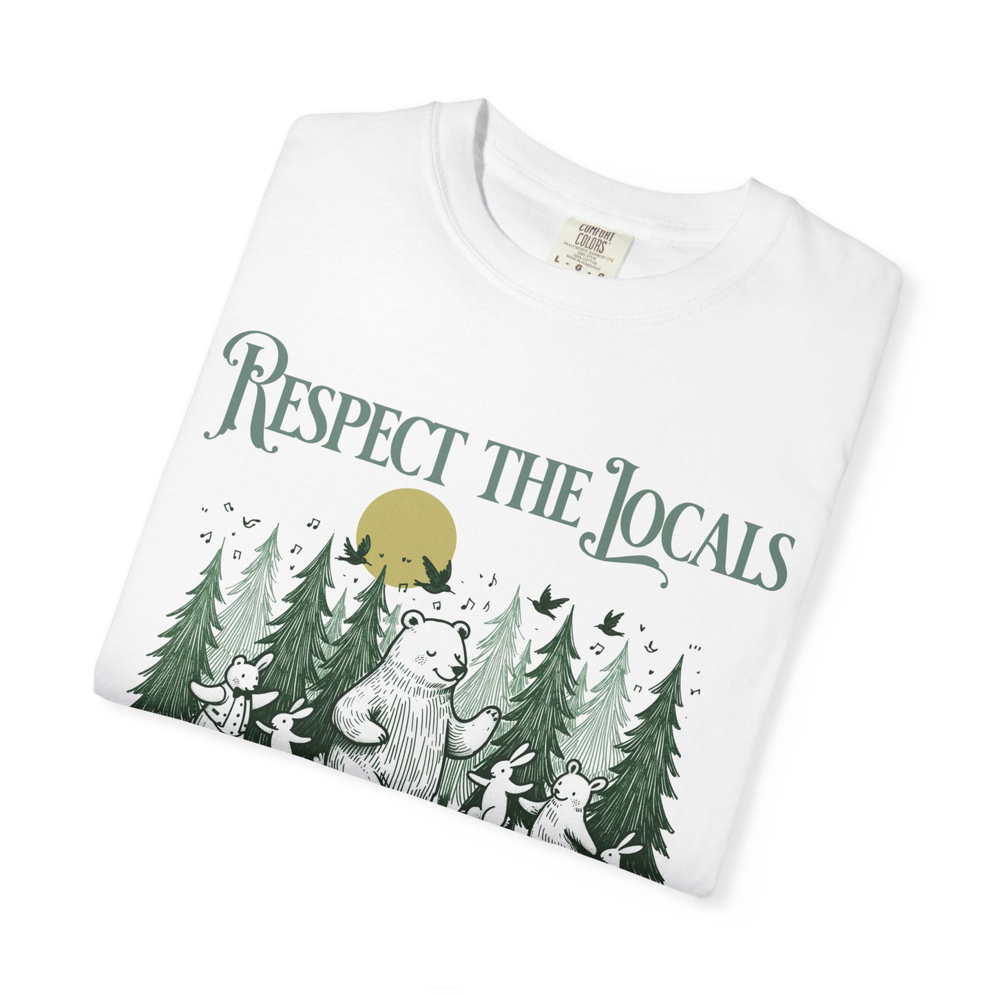 RESPECT THE LOCALS Christian Tee