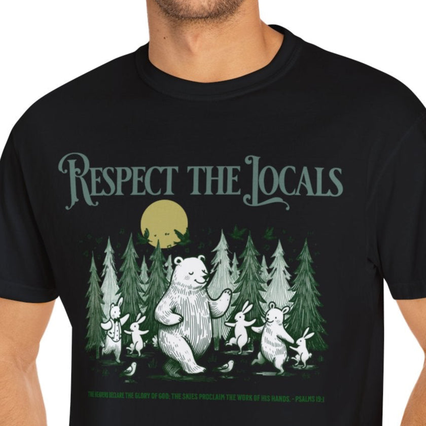 RESPECT THE LOCALS Christian Tee