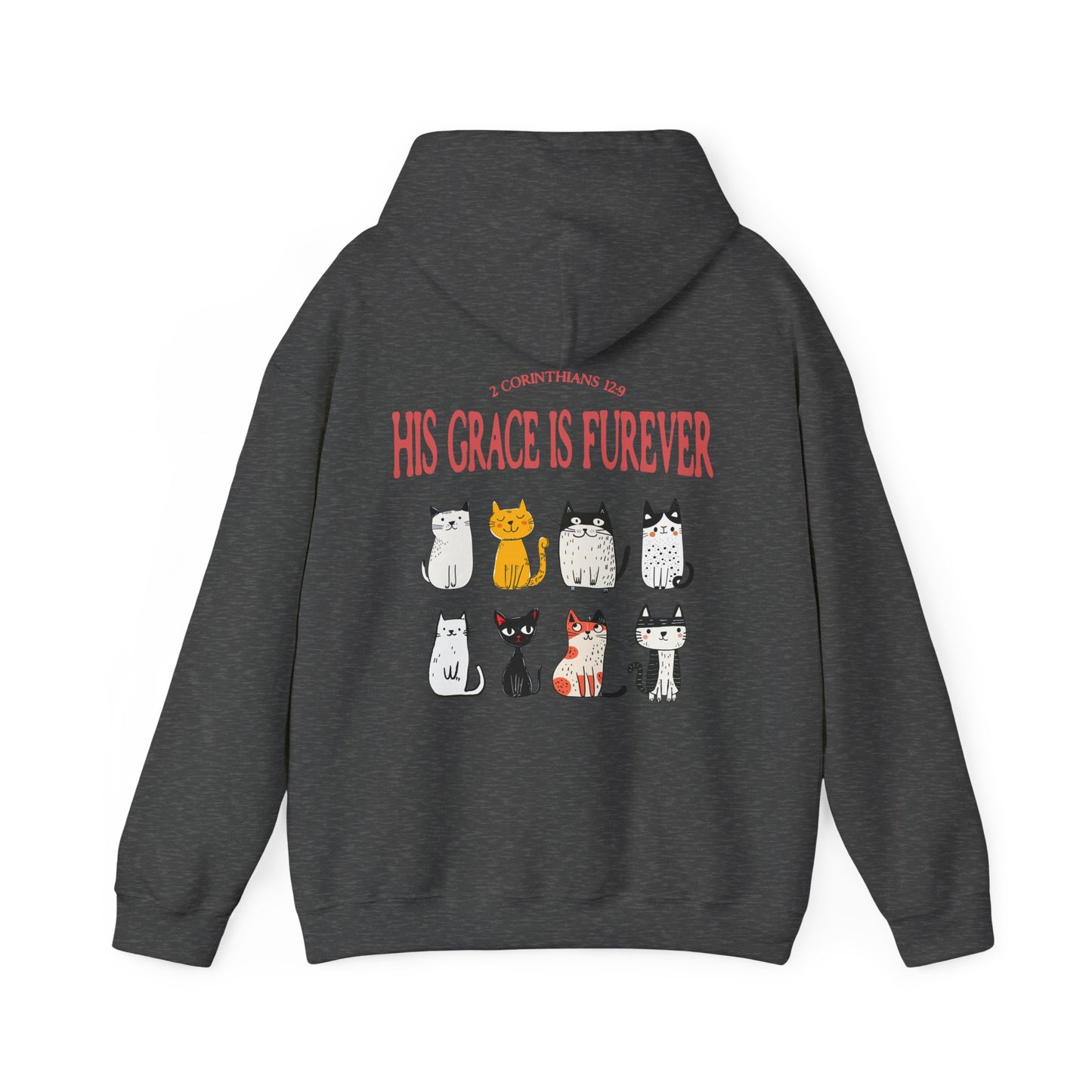 His Grace is Furever Cat Lovers Hoodie