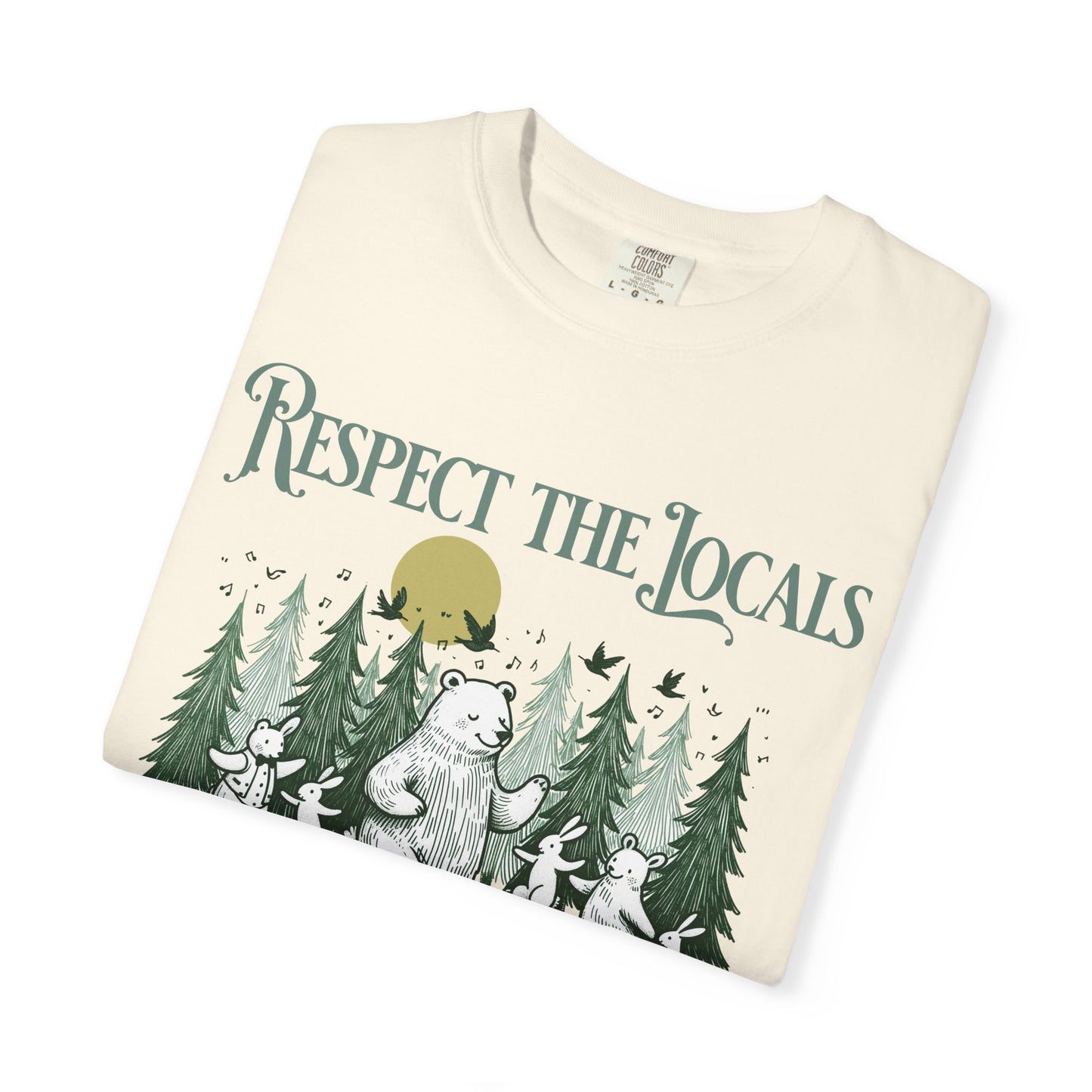 RESPECT THE LOCALS Christian Tee