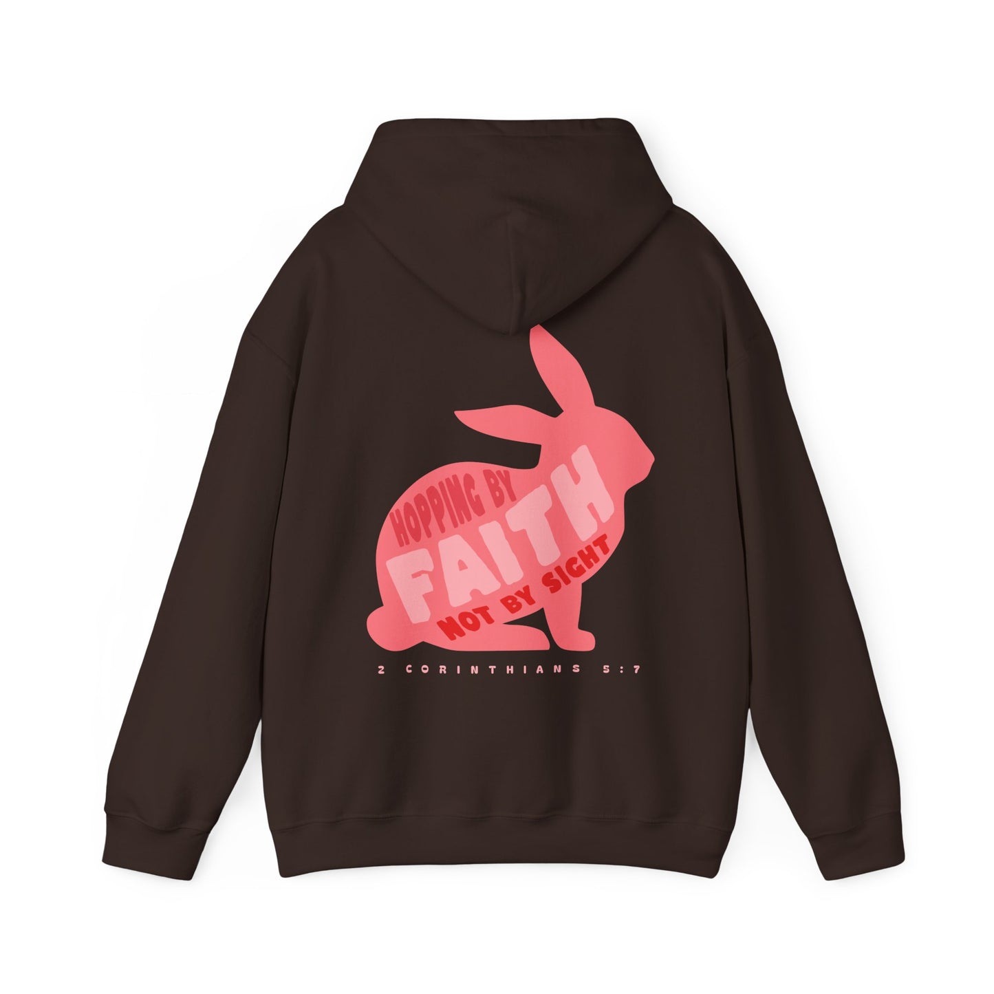 Hopping by Faith, Not by Sight Rabbit Lovers Hoodie