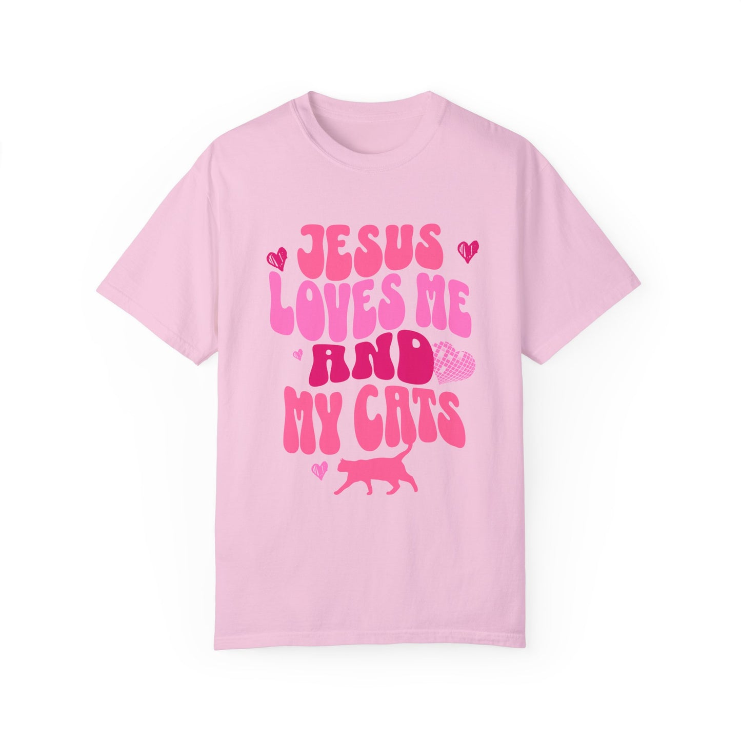 Jesus Loves Me and My Cats Tee