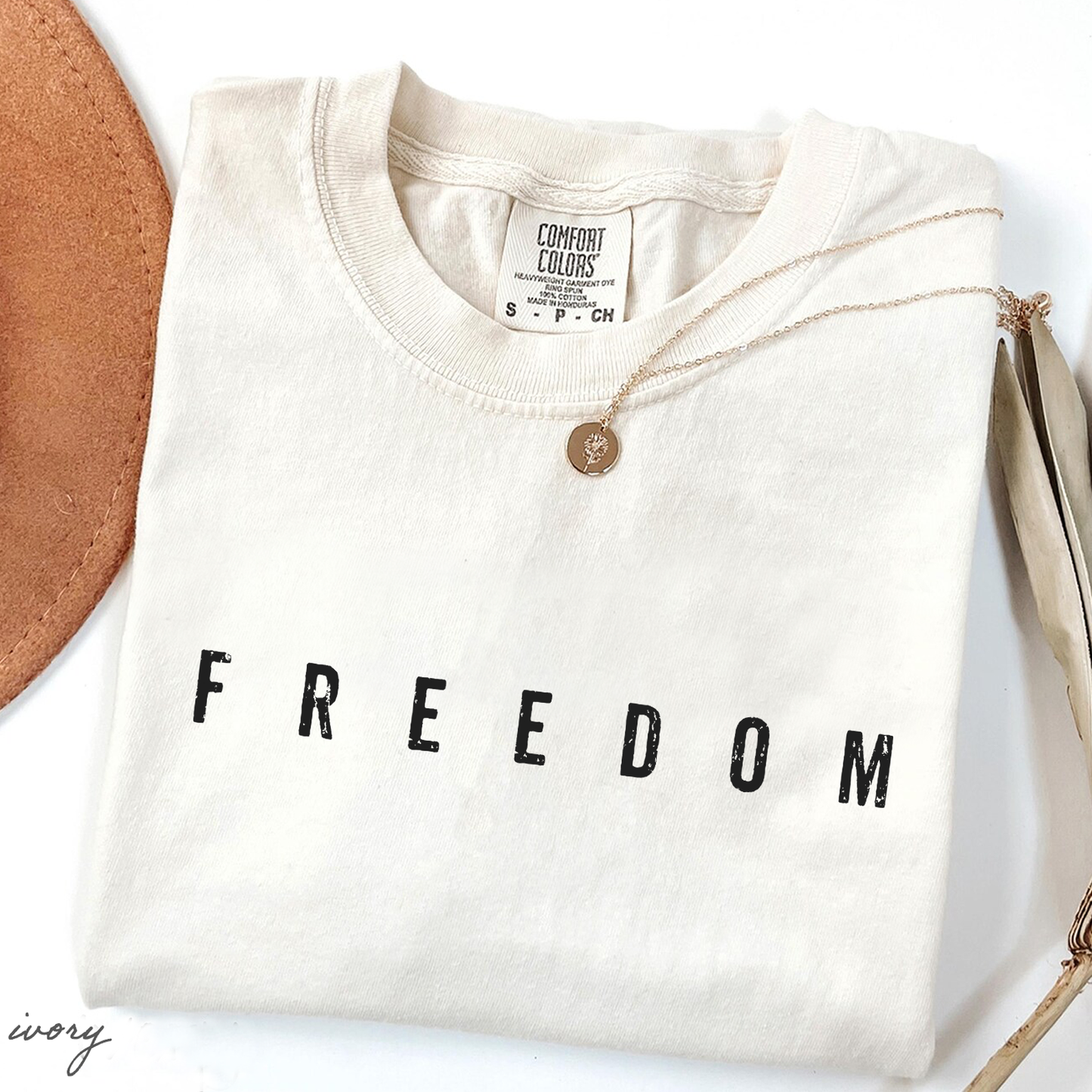 FREEDOM Charlie Kirk Christian Activist Comfort Colors® Shirt