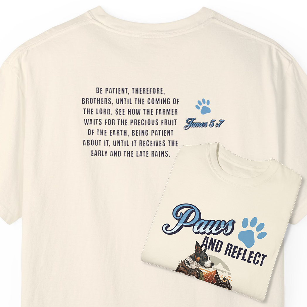 Paws and Reflect. God is Good Tee