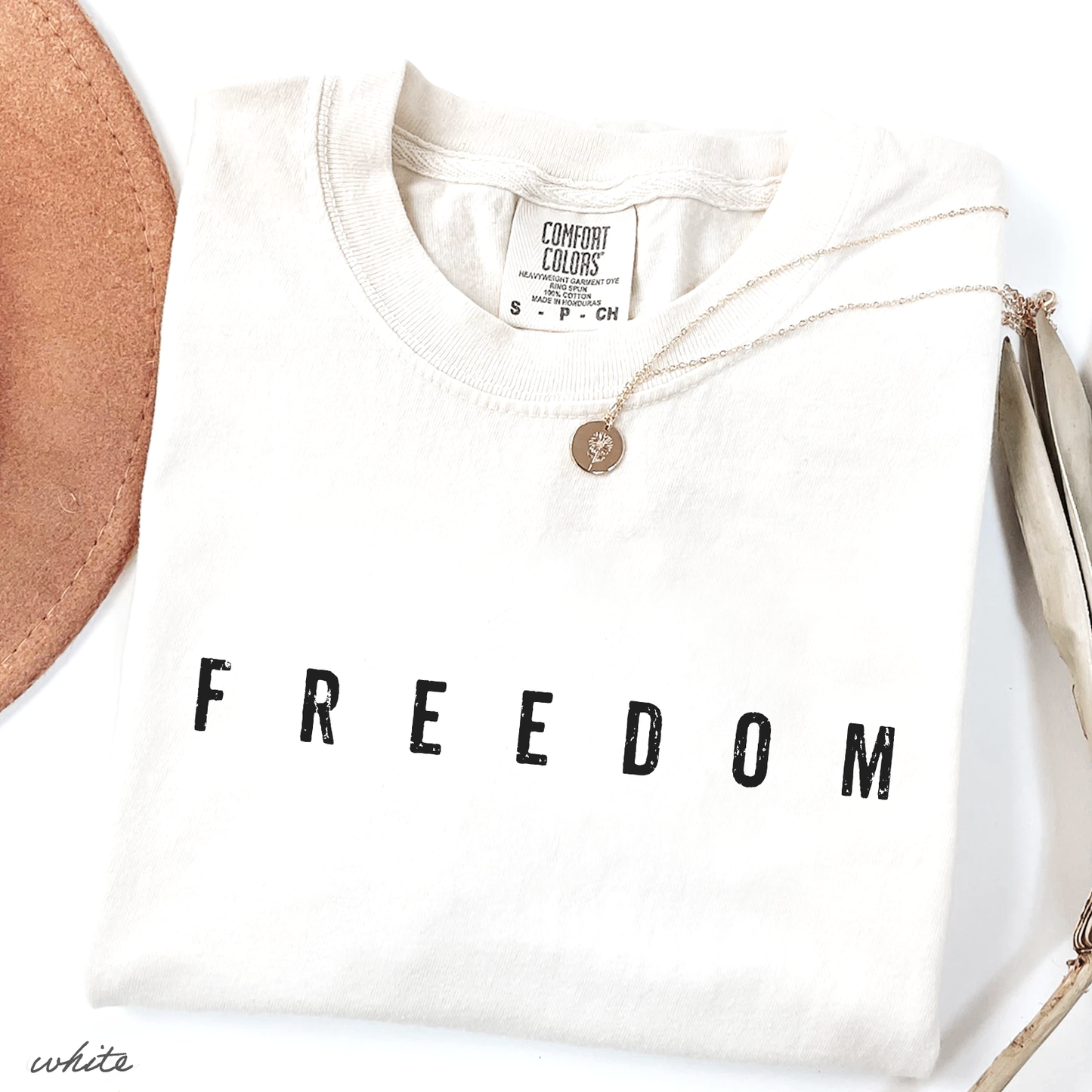 FREEDOM Charlie Kirk Christian Activist Comfort Colors® Shirt