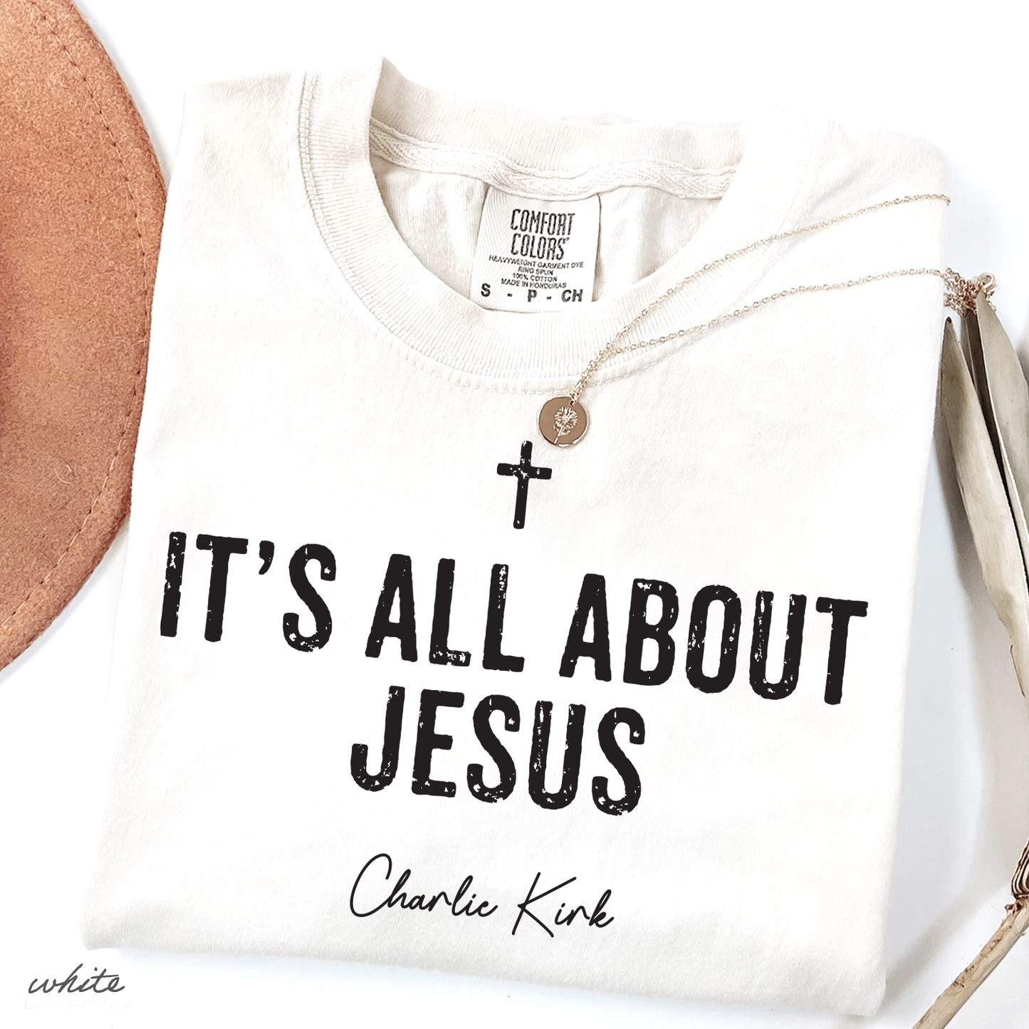 God, Family and Country Charlie Kirk Christian Activist Support Comfort Colors® Shirt