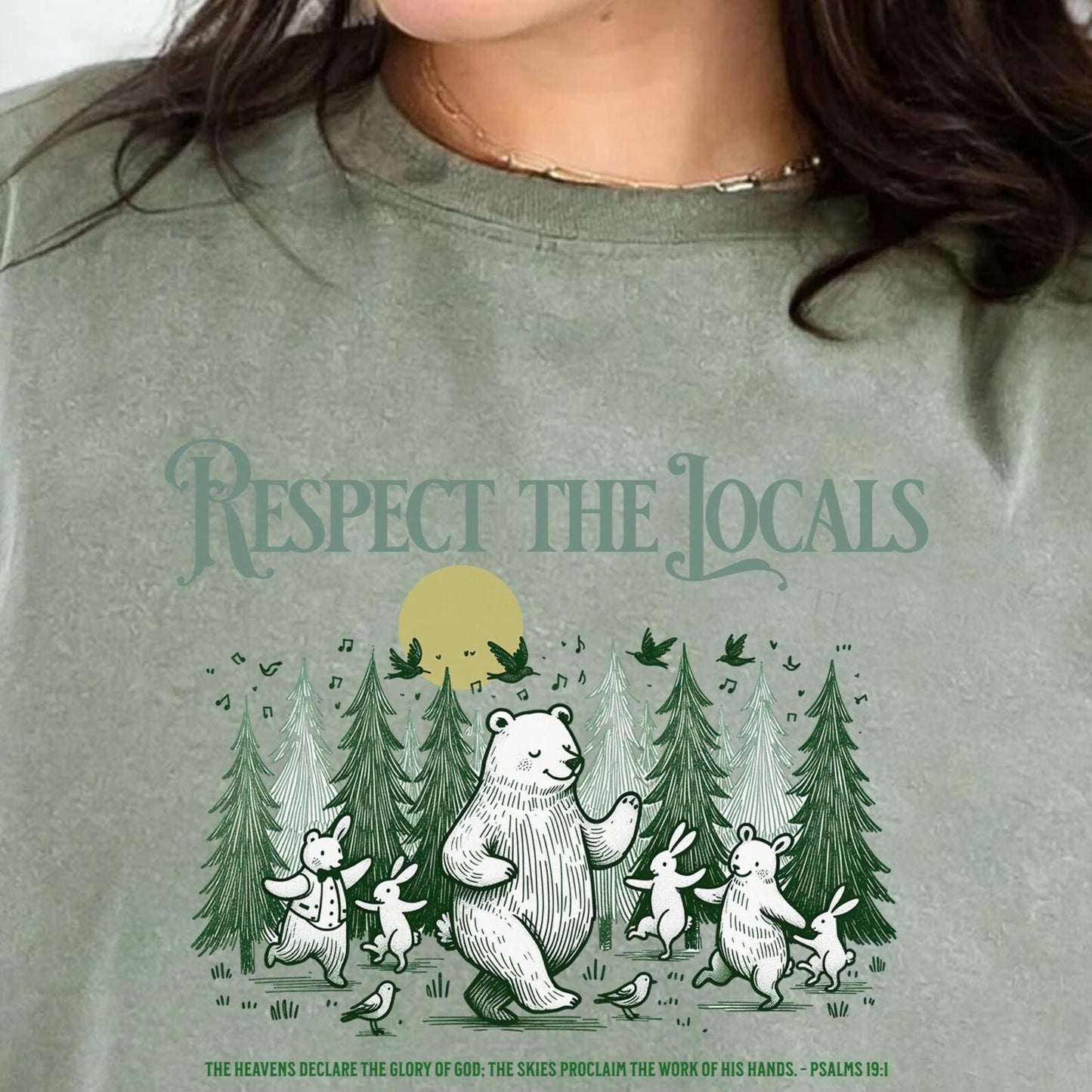 RESPECT THE LOCALS Christian Tee