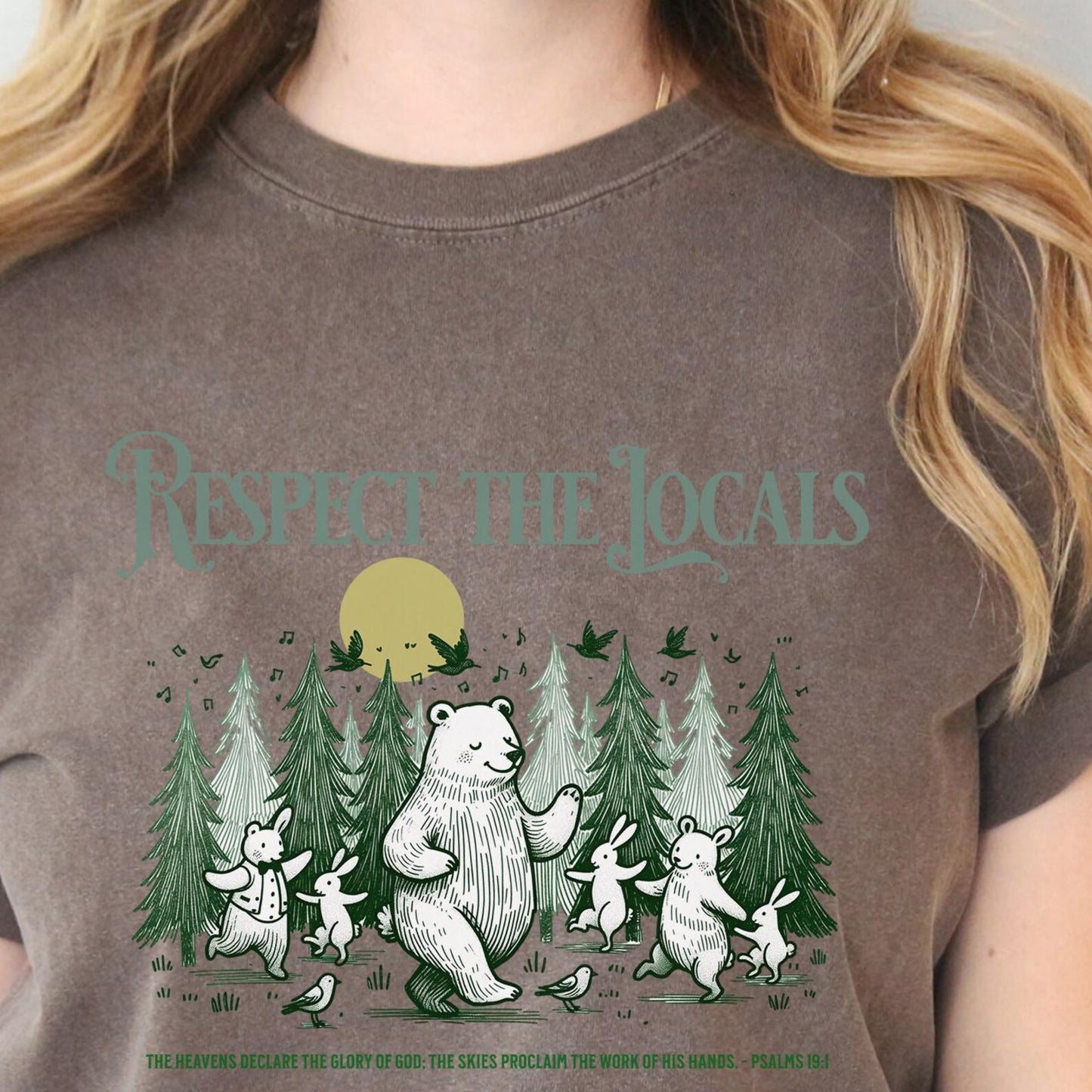 RESPECT THE LOCALS Christian Tee