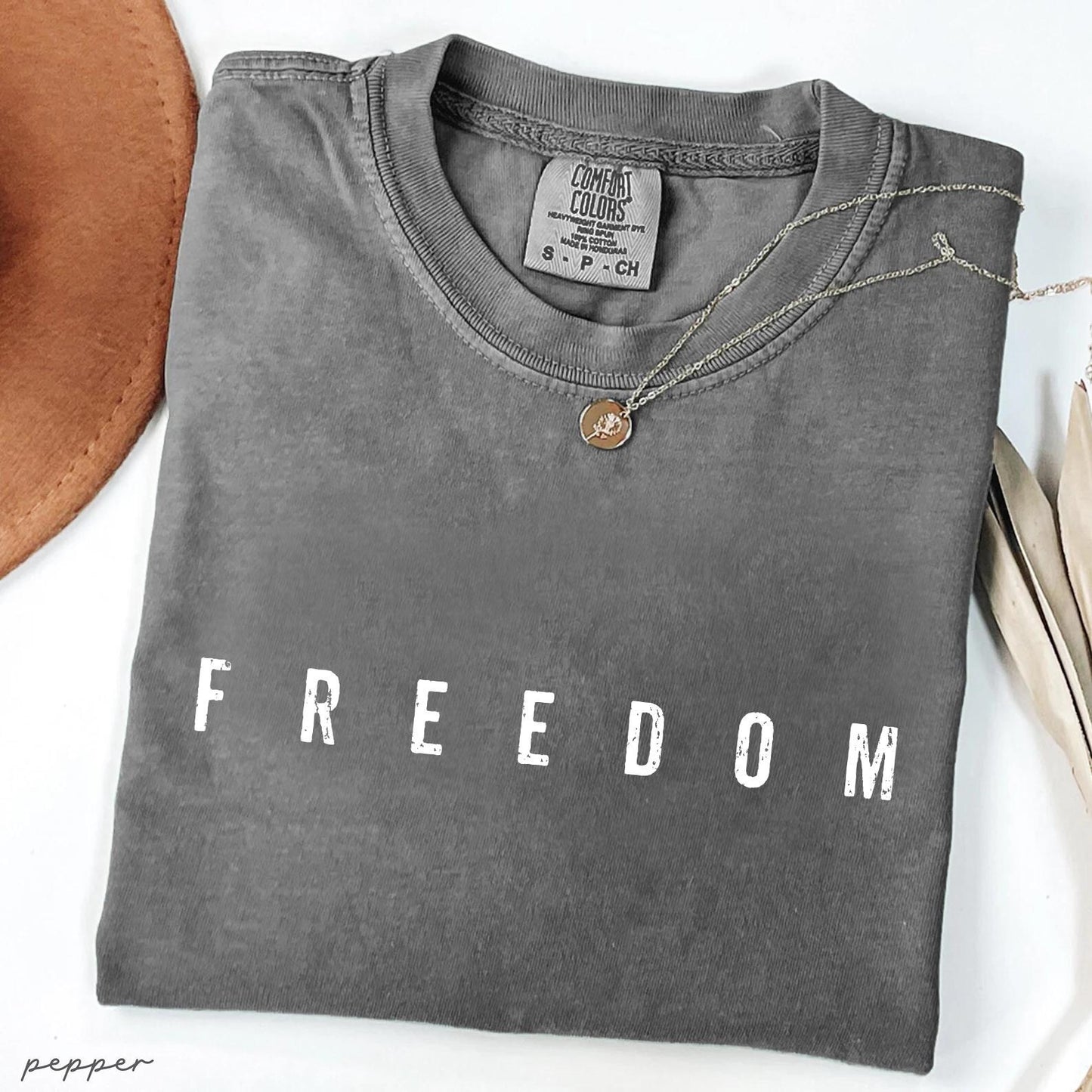 FREEDOM Charlie Kirk Christian Activist Comfort Colors® Shirt