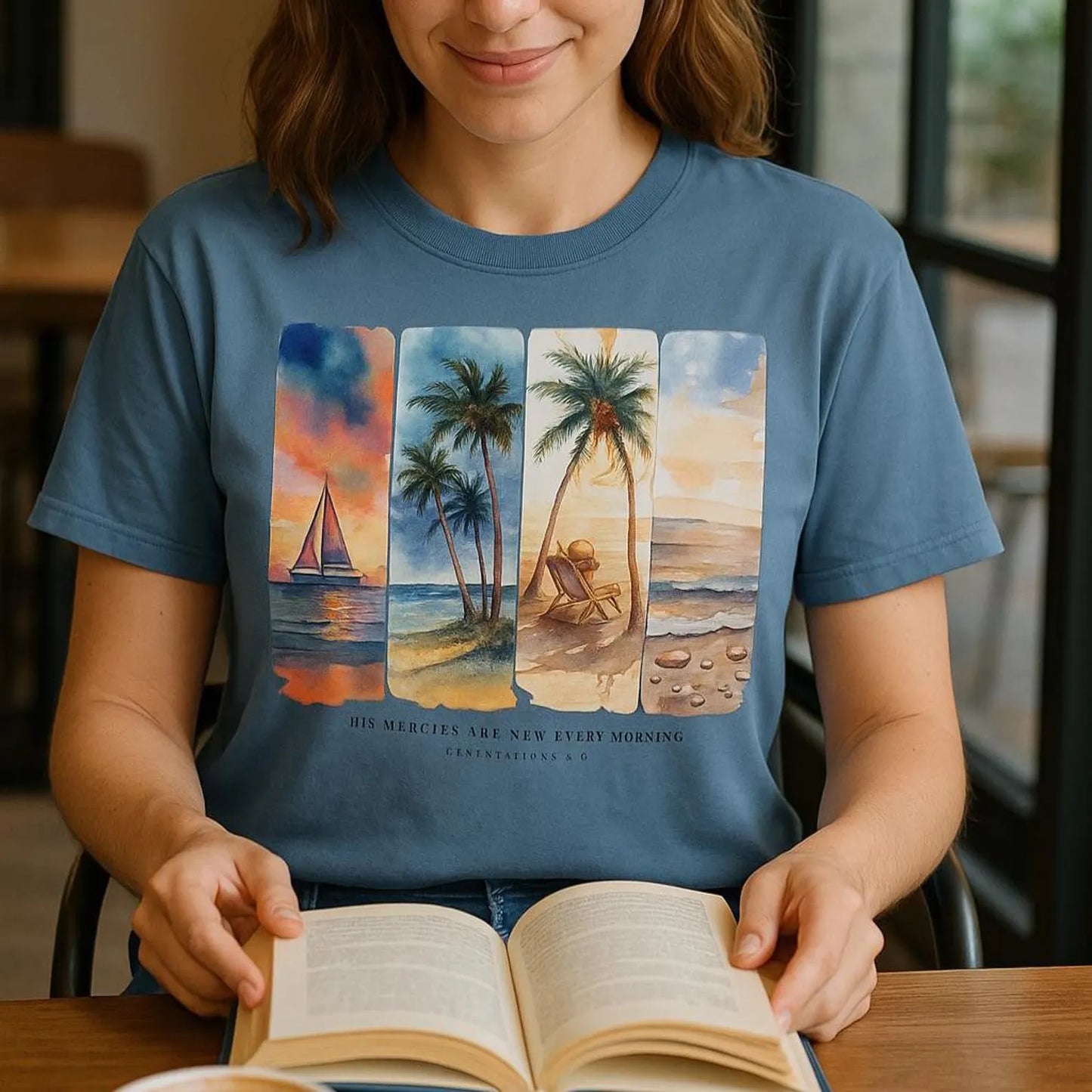 His Mercies Are New Every Morning Christian Tee