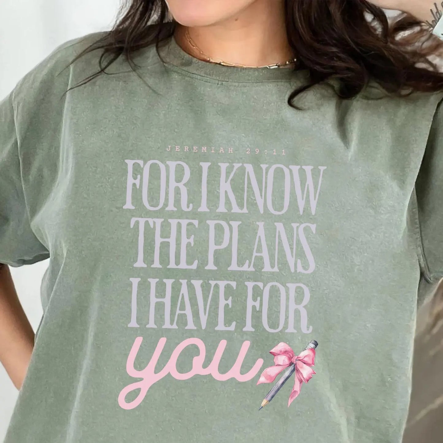 For I Know the Plans I Have for You Christian Tee