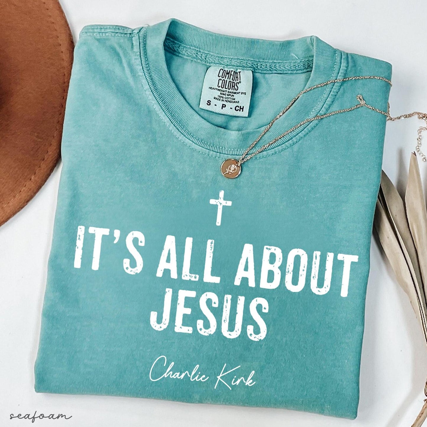 God, Family and Country Charlie Kirk Christian Activist Support Comfort Colors® Shirt