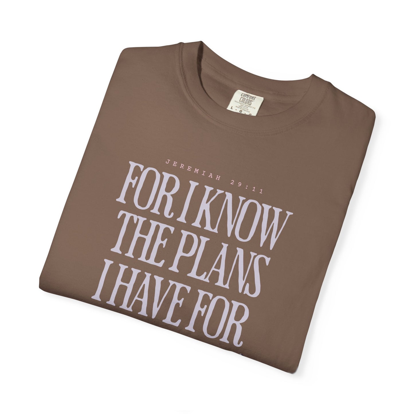 For I Know the Plans I Have for You Christian Tee