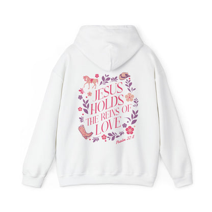 Jesus Holds the Reins of Love Hoodie