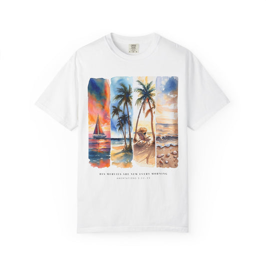 His Mercies Are New Every Morning Christian Tee
