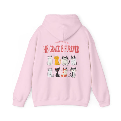 His Grace is Furever Cat Lovers Hoodie