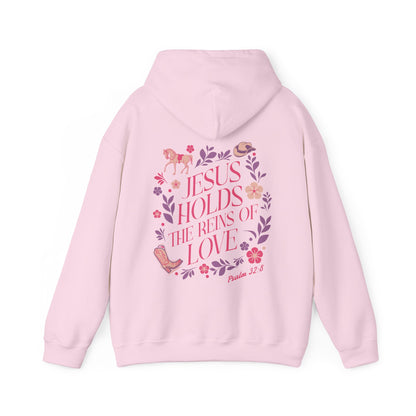 Jesus Holds the Reins of Love Hoodie