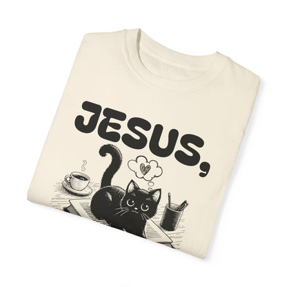 Jesus, Coffee and Cats Tee