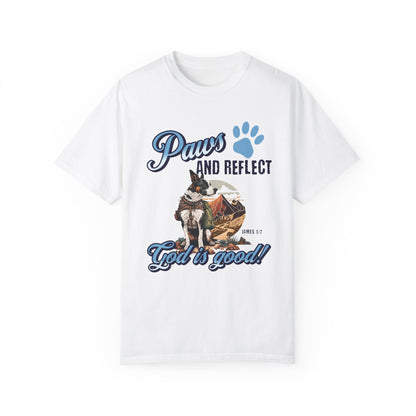 Paws and Reflect. God is Good Tee