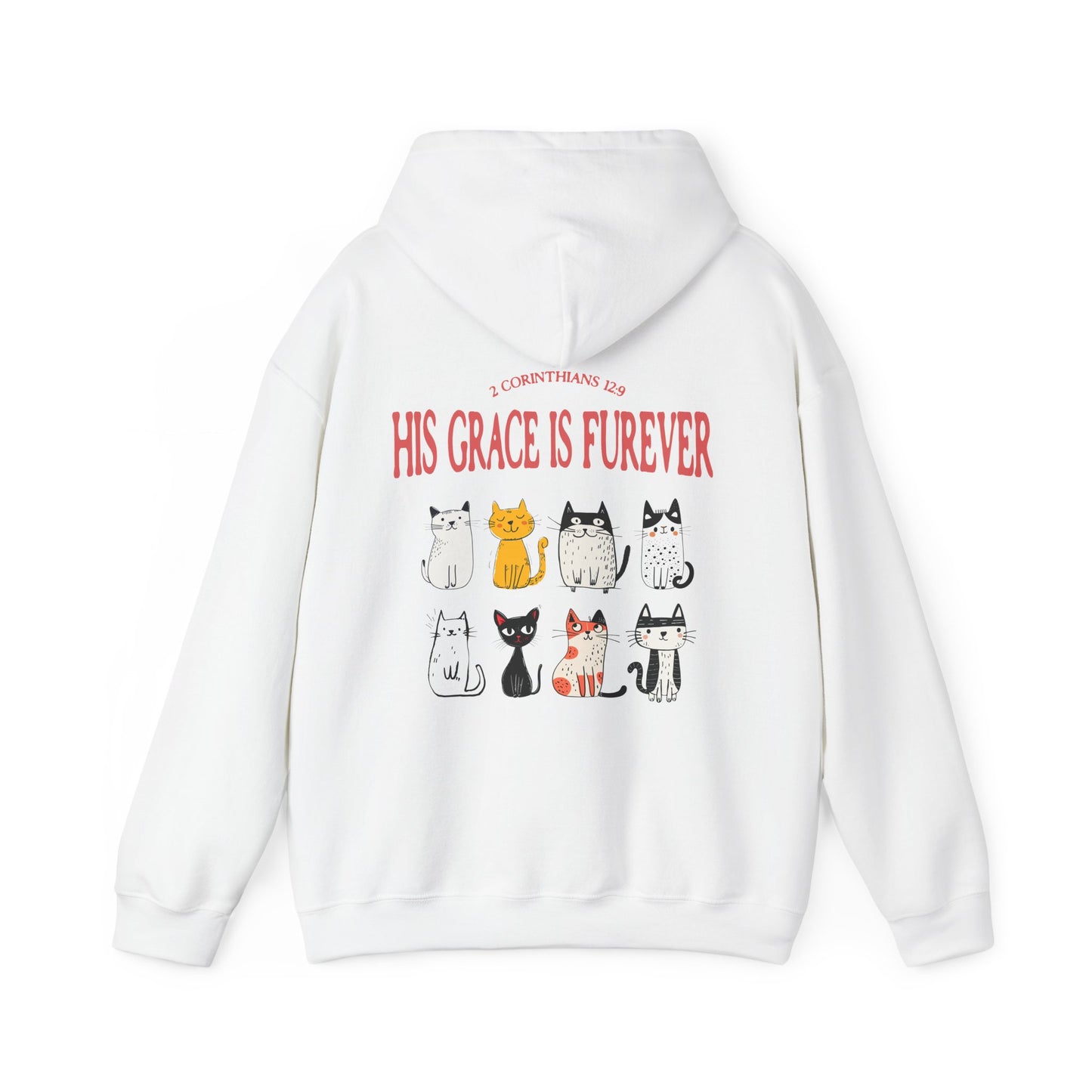 His Grace is Furever Cat Lovers Hoodie