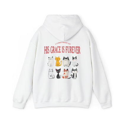 His Grace is Furever Cat Lovers Hoodie