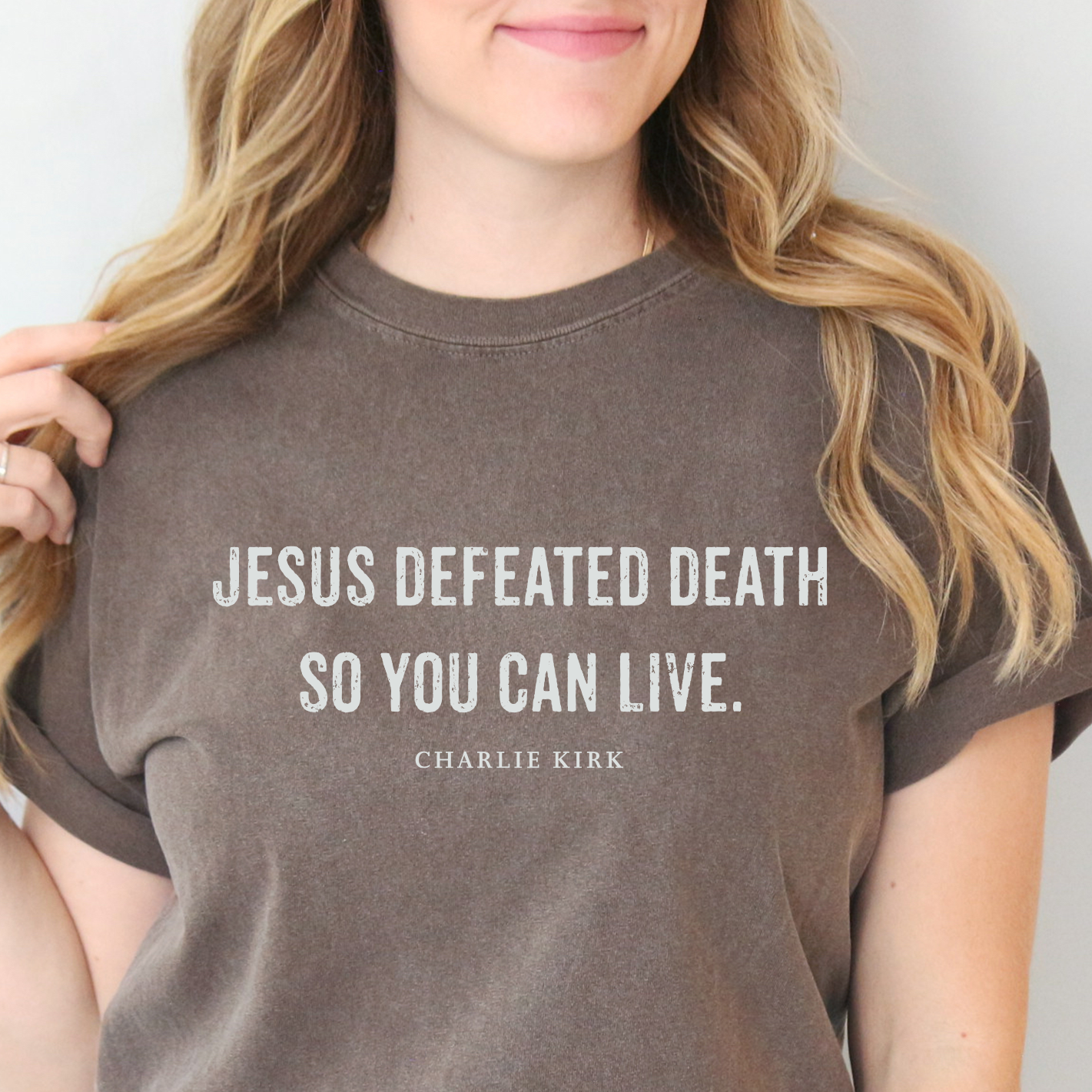 Jesus Defeated Death so You Can Live Unisex Tee