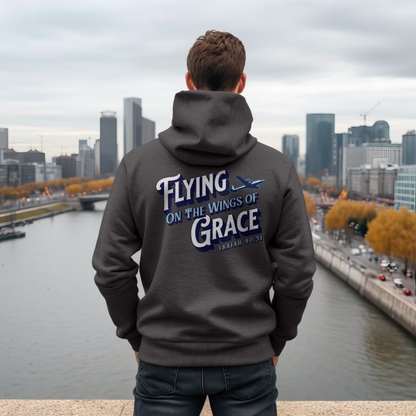 Flying on The Grace of Wings Aviation Hoodie