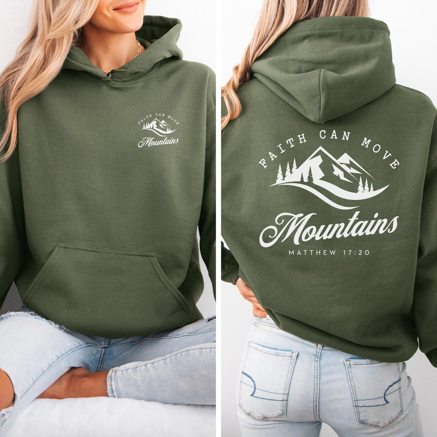 Faith Can Move Mountains Hoodie