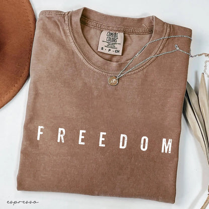 FREEDOM Charlie Kirk Christian Activist Comfort Colors® Shirt