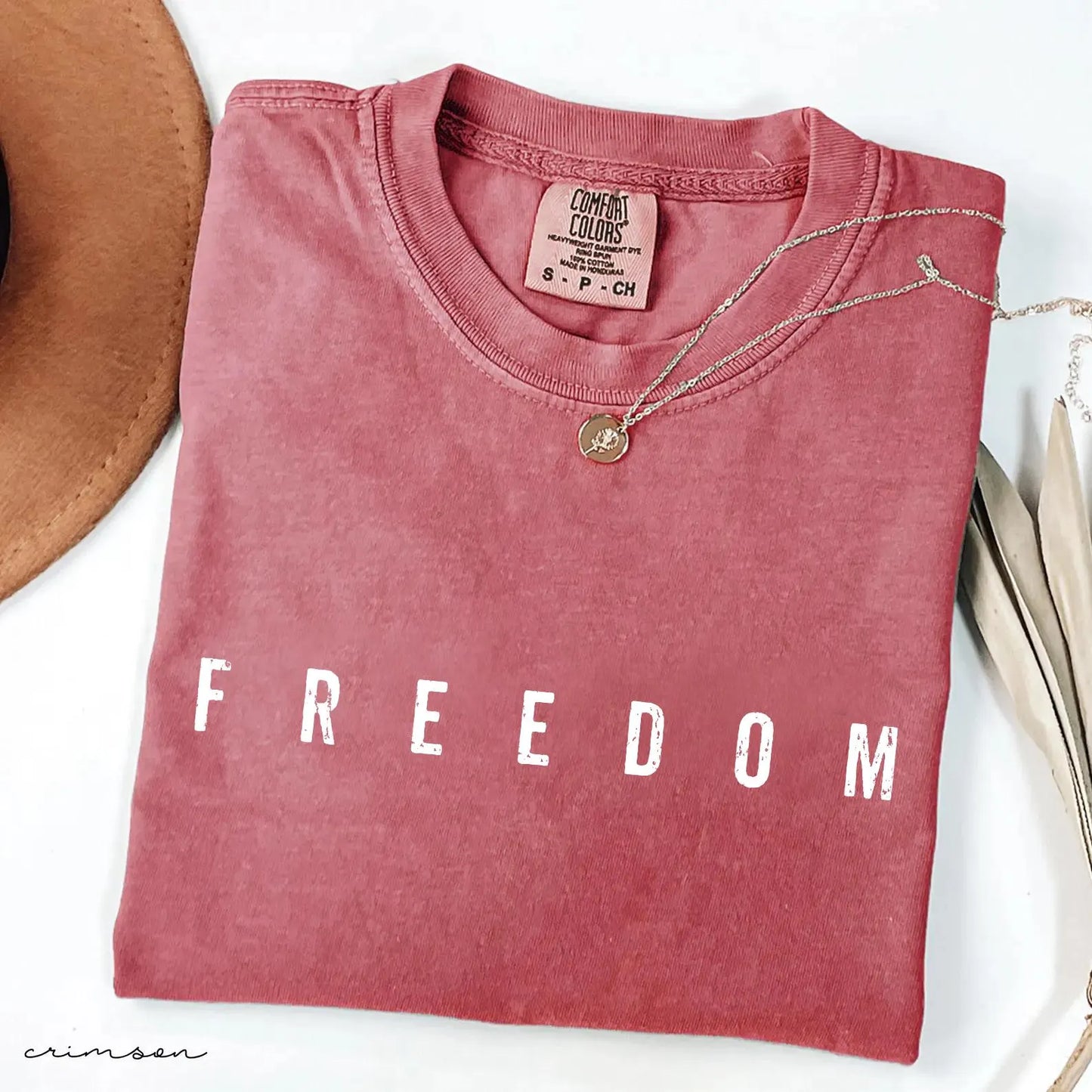 FREEDOM Charlie Kirk Christian Activist Comfort Colors® Shirt