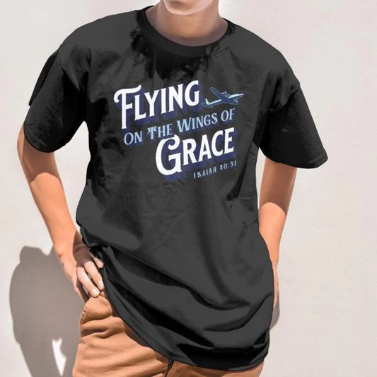 Flying on The Wings of Grace Tee