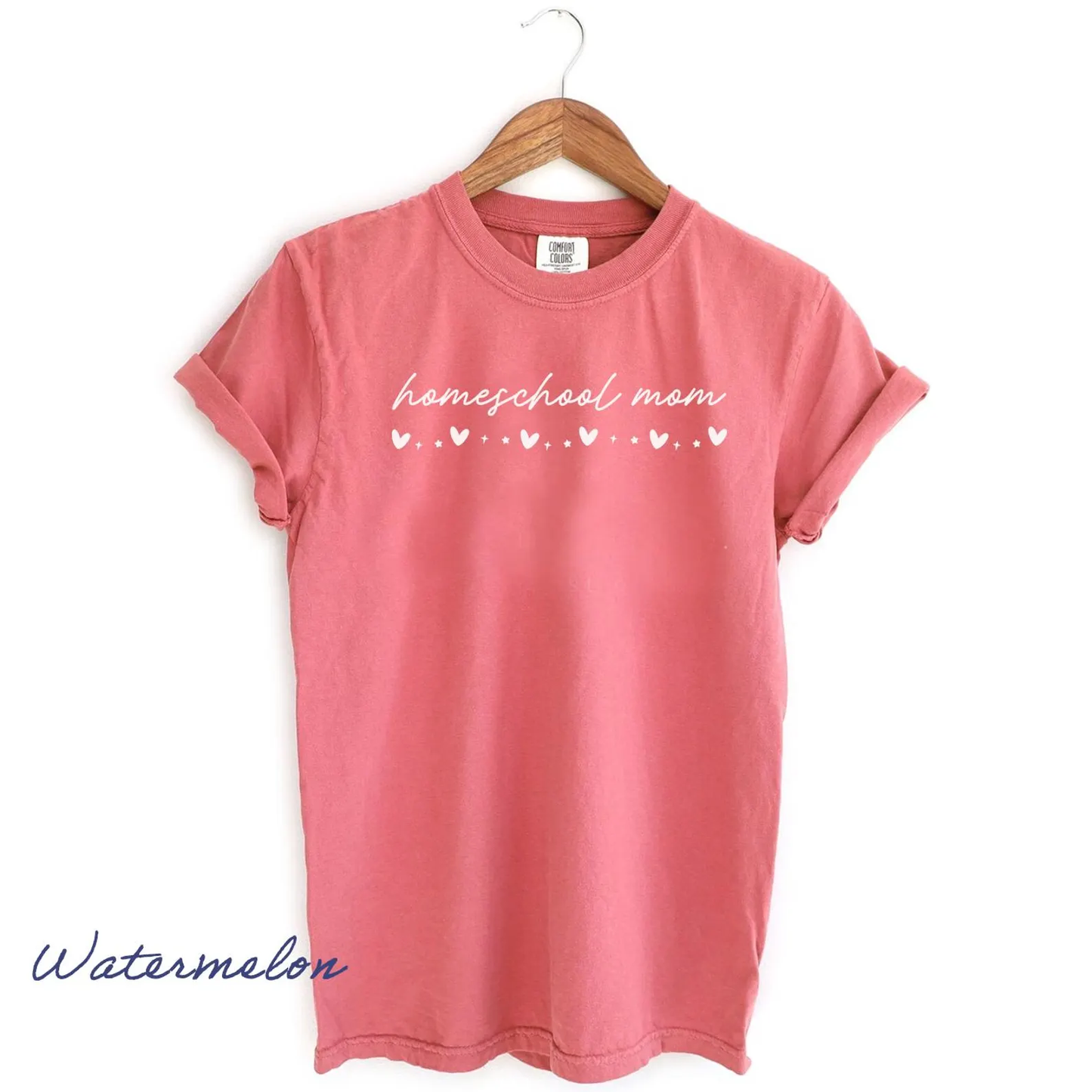 Homeschool Mom Comfort Colors® Tee - Christian Mama Shirt