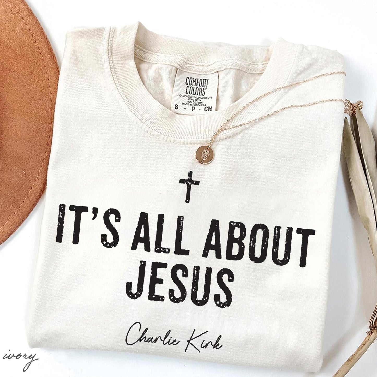 God, Family and Country Charlie Kirk Christian Activist Support Comfort Colors® Shirt