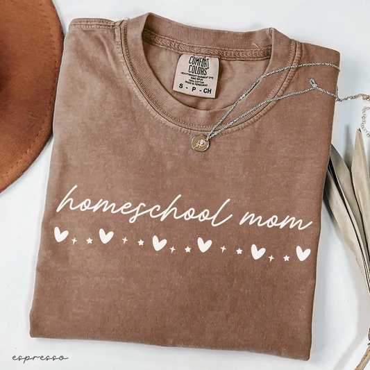 Homeschool Mom Comfort Colors® Tee - Christian Mama Shirt