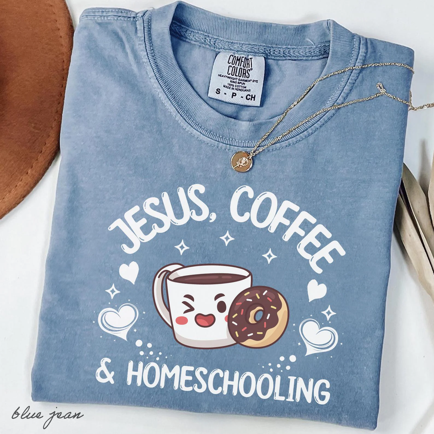 Jesus, Coffee & Homeschooling Tee