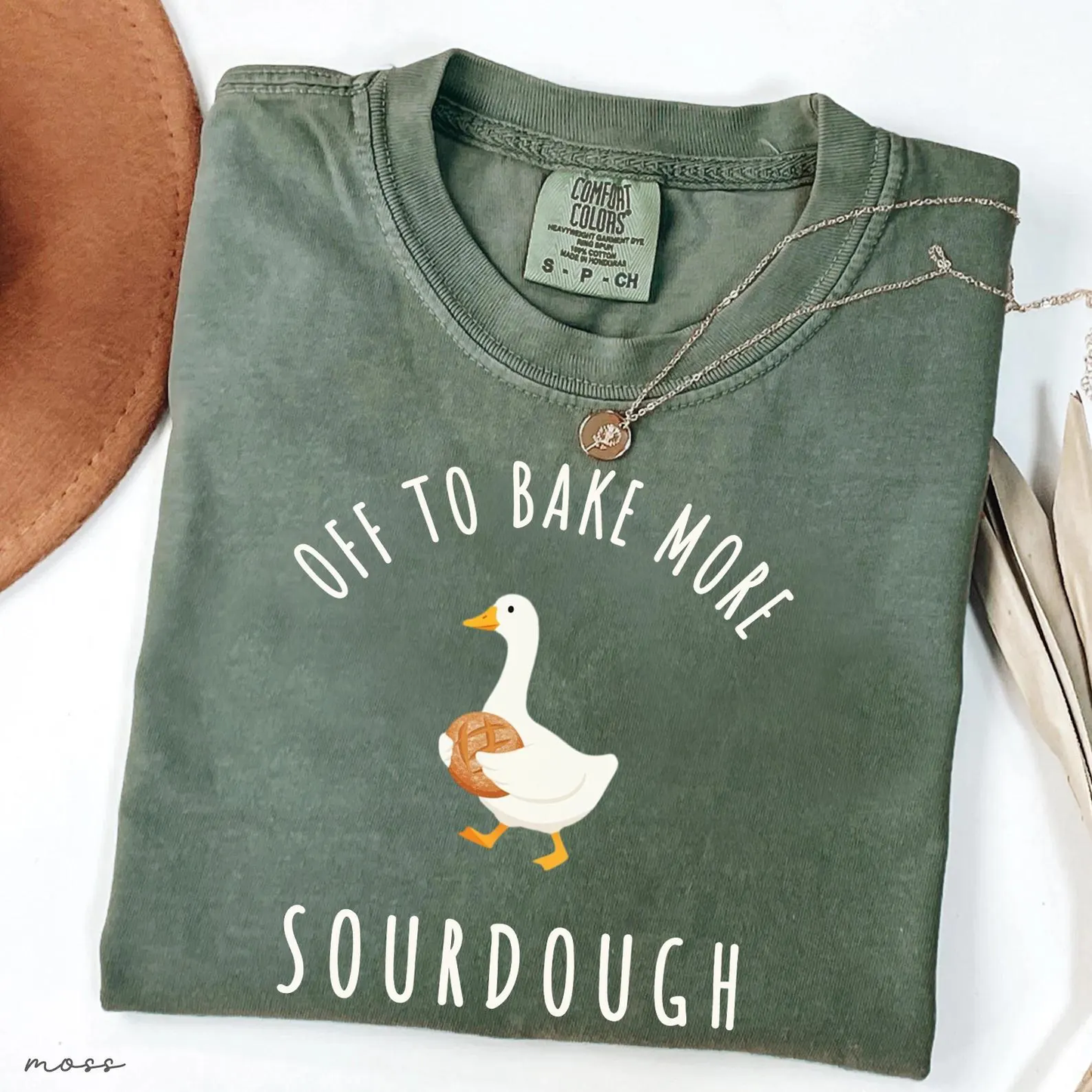 Off to Bake More Sourdough Funny Sourdough Baker Goose Tee